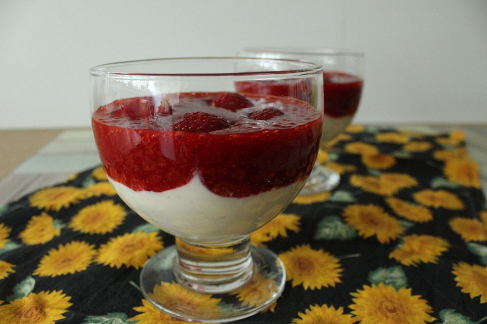 Erdbeer-Ricotta-Mousse