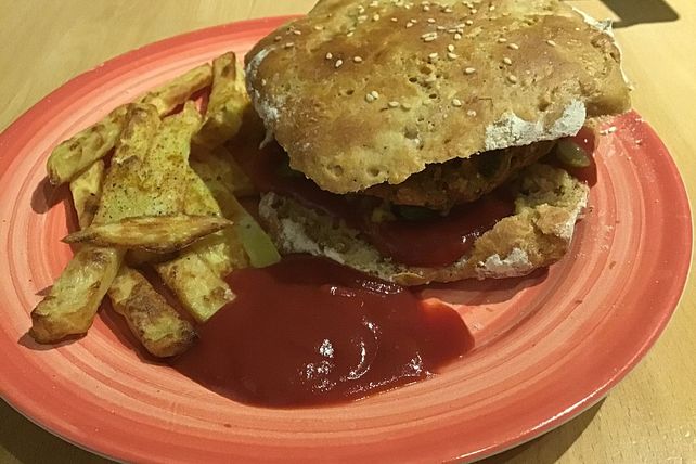 Vegane Burger mit Vollkornbrötchen von mall_ey| Chefkoch