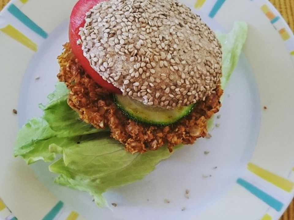 Vegane Burger mit Vollkornbrötchen von mall_ey | Chefkoch