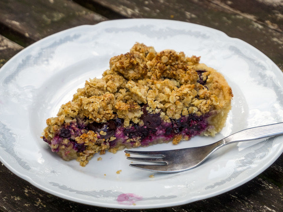 Blaubeerkuchen mit Haferflocken-Streuseln von Der_BioKoch | Chefkoch