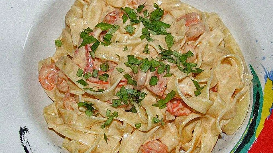 Italienische Pasta mit Krabbensauce von lassmalranda