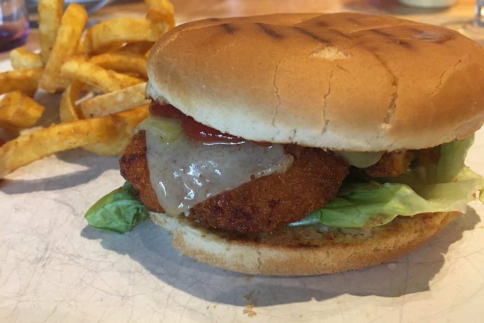 "Auf die schnelle" Chickenburger