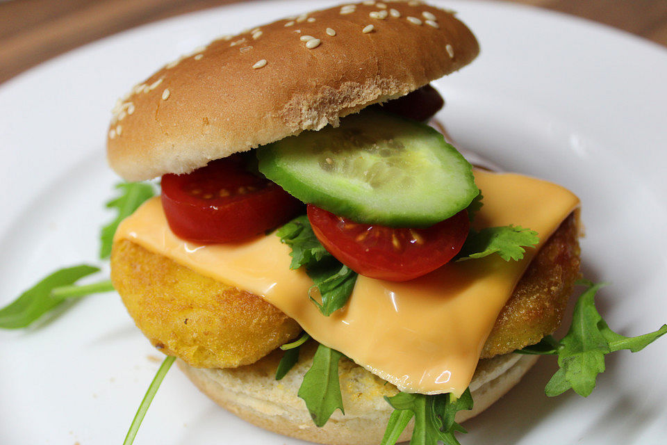 "Auf die schnelle" Chickenburger