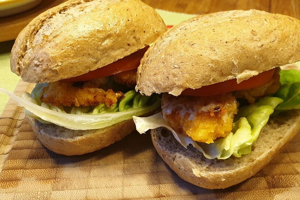 "Auf die schnelle" Chickenburger