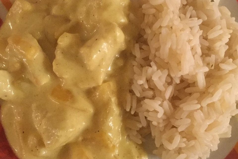 Fruchtiges Hähnchencurry