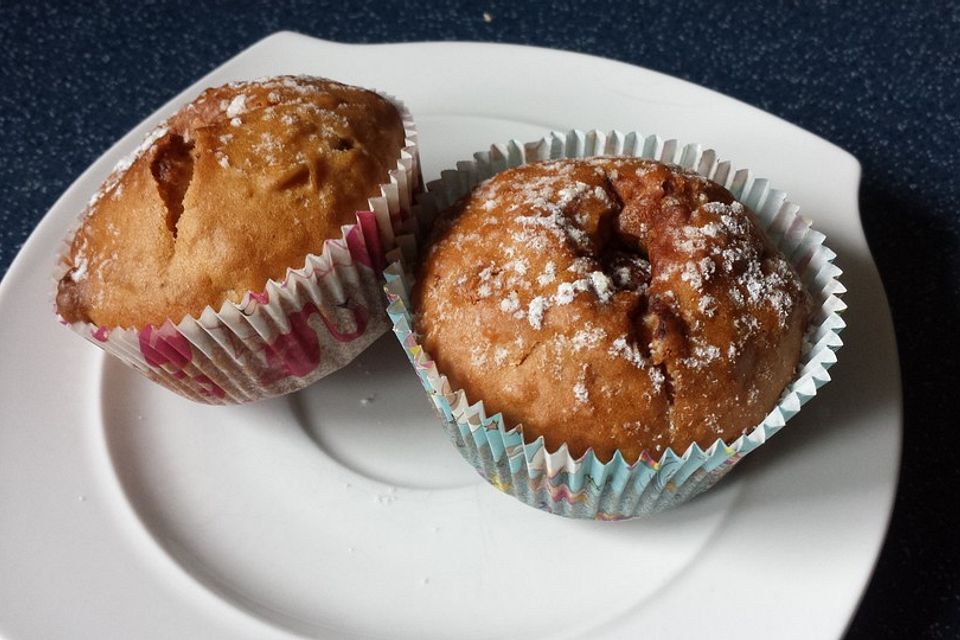 Einfache Schoko-Keks-Knuspermüsli-Muffins