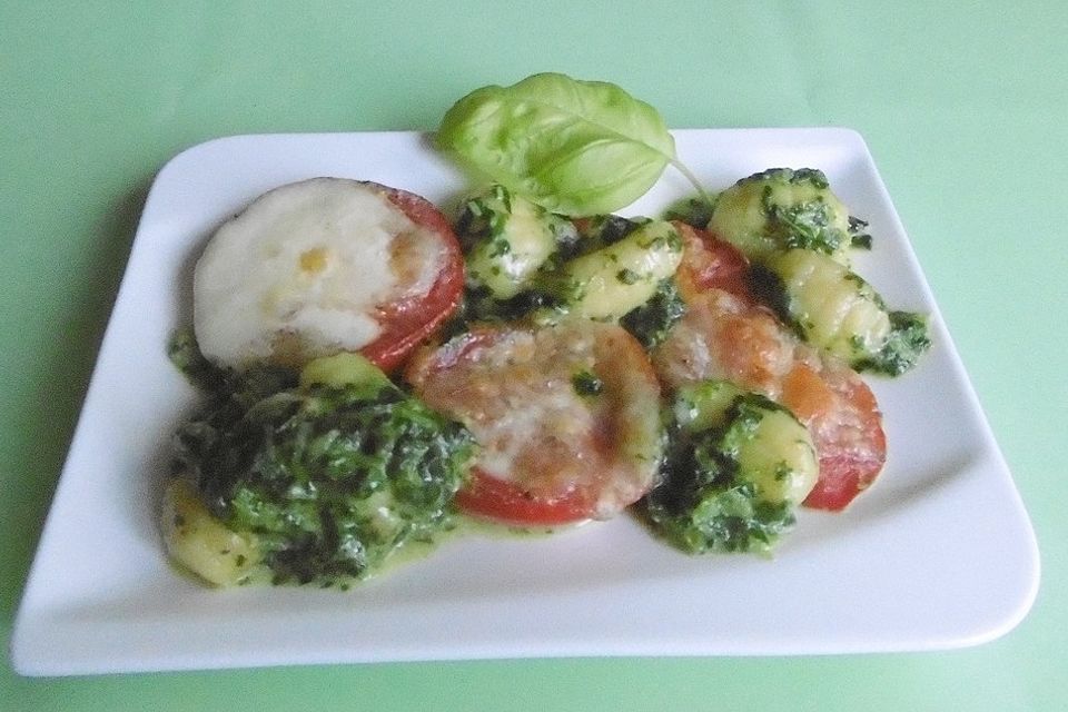 Gnocchi-Spinat-Auflauf