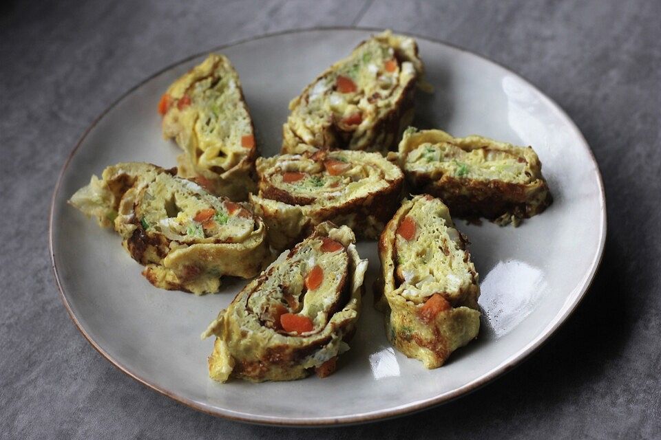 Koreanische 'Egg roll'