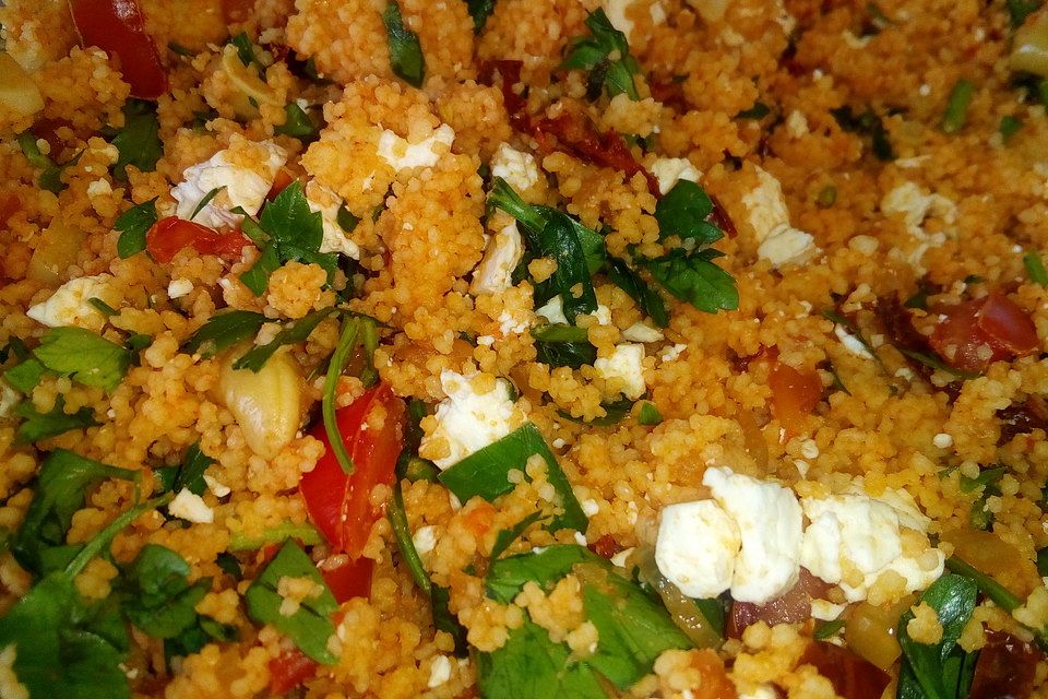 Couscous-Feta-Salat