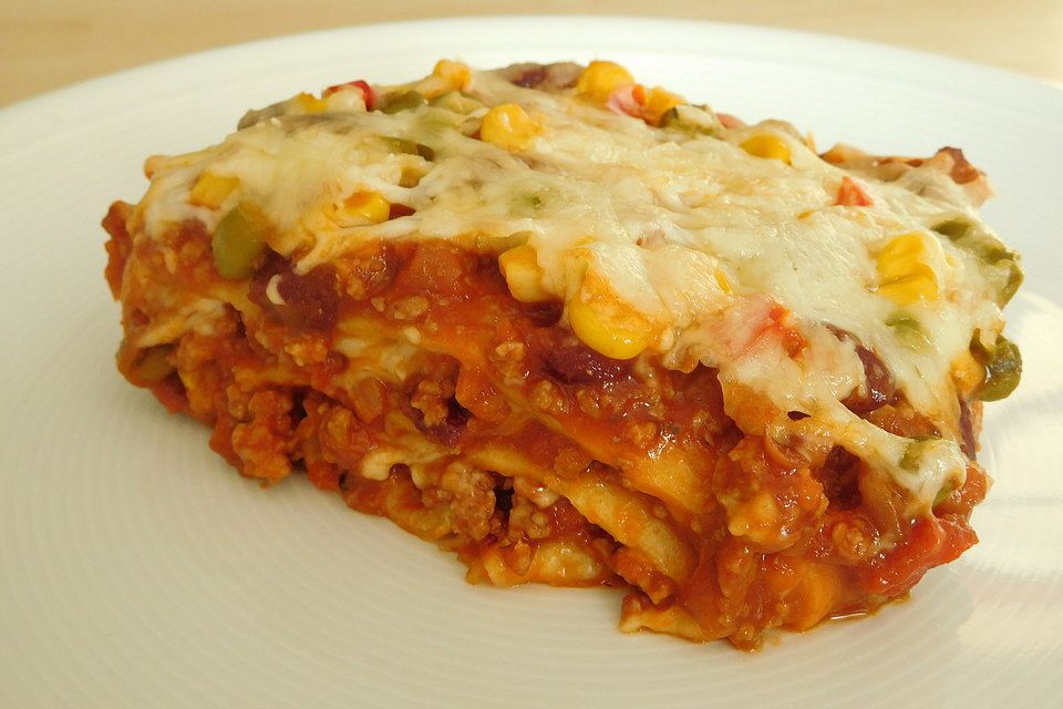 Mexikanische Lasagne