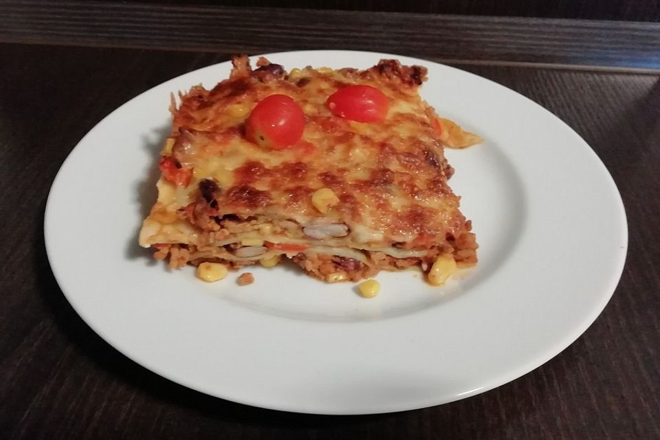 Mexikanische Lasagne