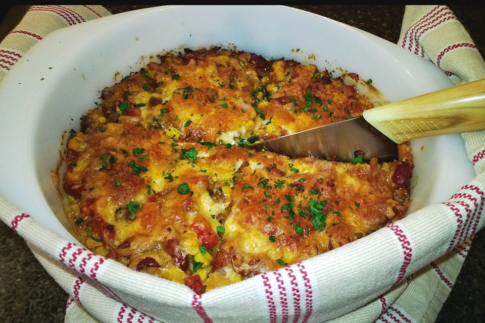 Mexikanische Lasagne