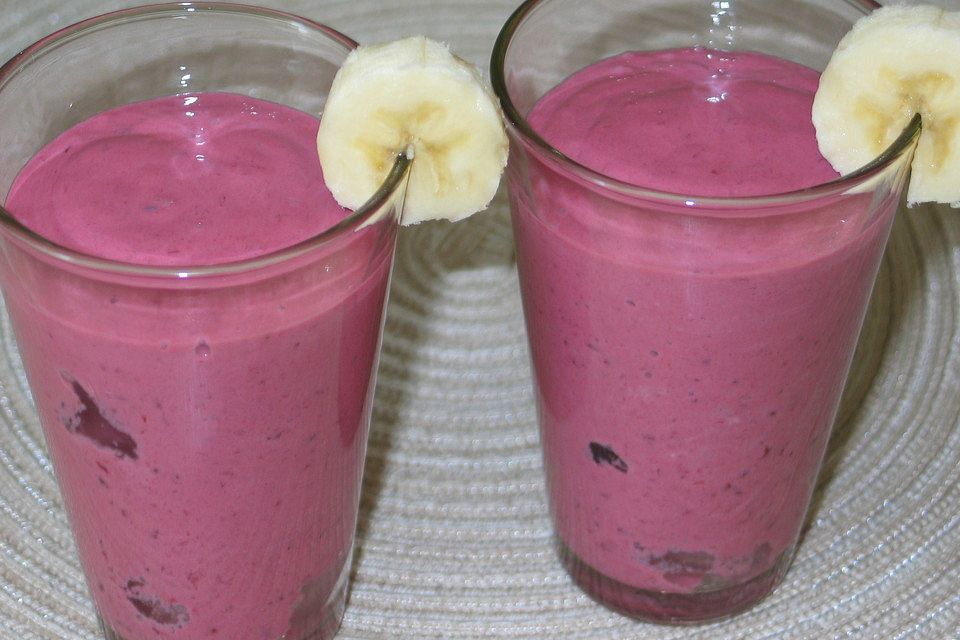 Brombeer-Bananen-Smoothie