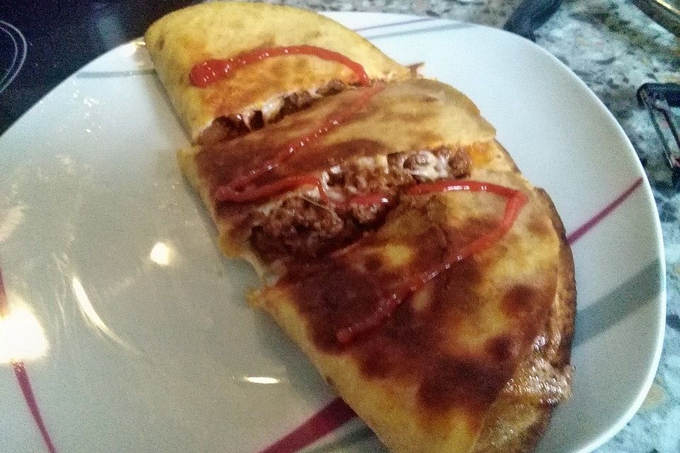 Cheeseburger Tortilla (Quesadilla)