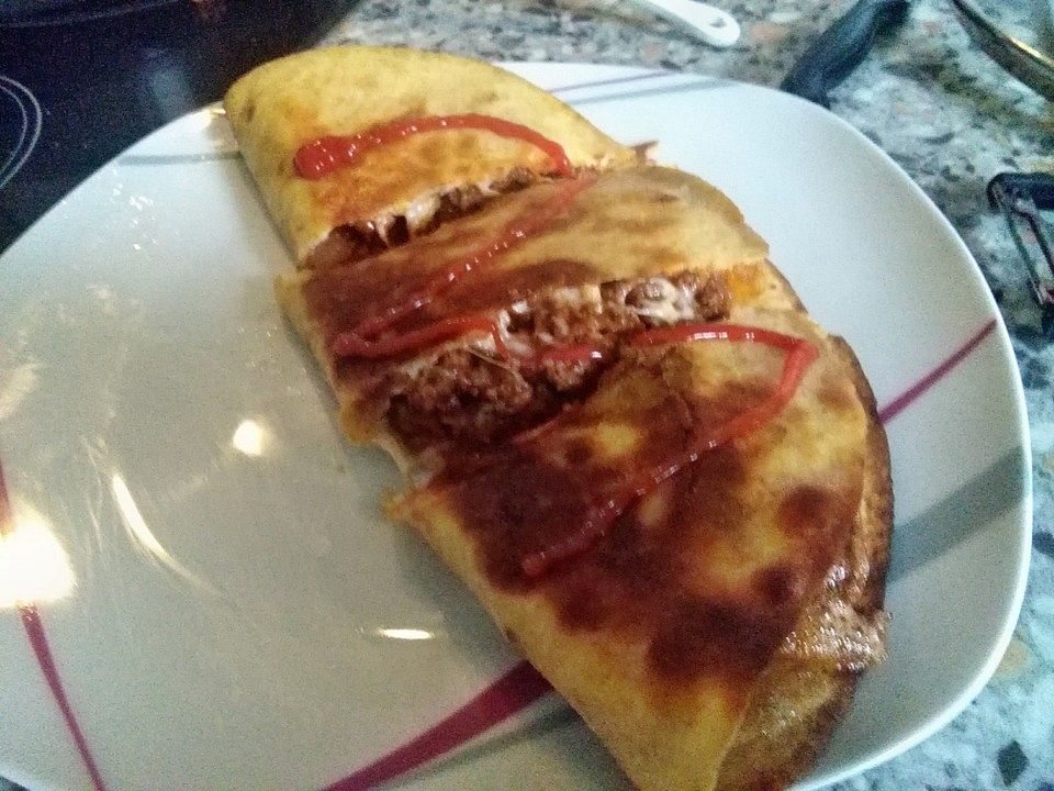 Cheeseburger Tortilla (Quesadilla) von TomN1985 Chefkoch