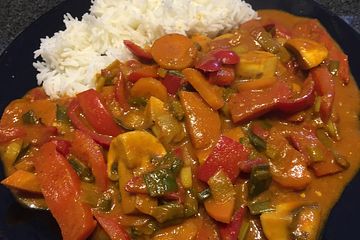 Wok Gemuse Kokosmilch Curry Von Boritz Chefkoch