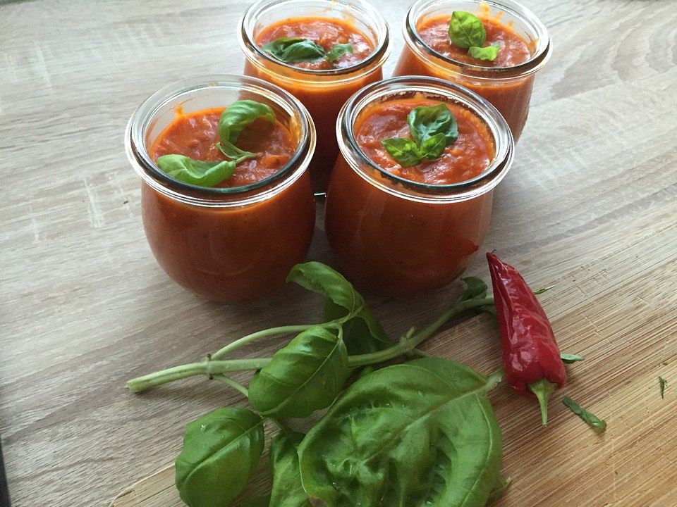 Pikante Tomatensuppe mit Schinken und Reis von romyleinchen| Chefkoch