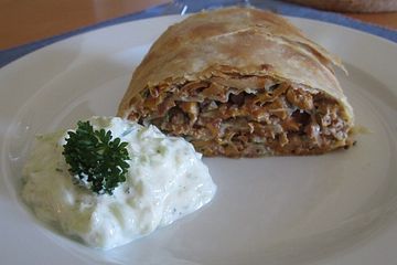 (Eier-)Schwammerlstrudel