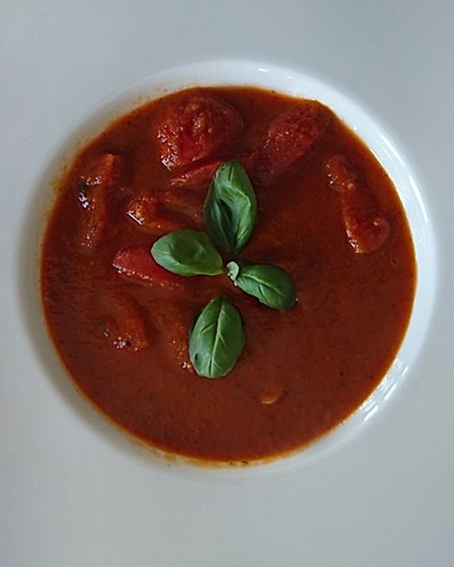 Knoblauch-Tomaten-Suppe