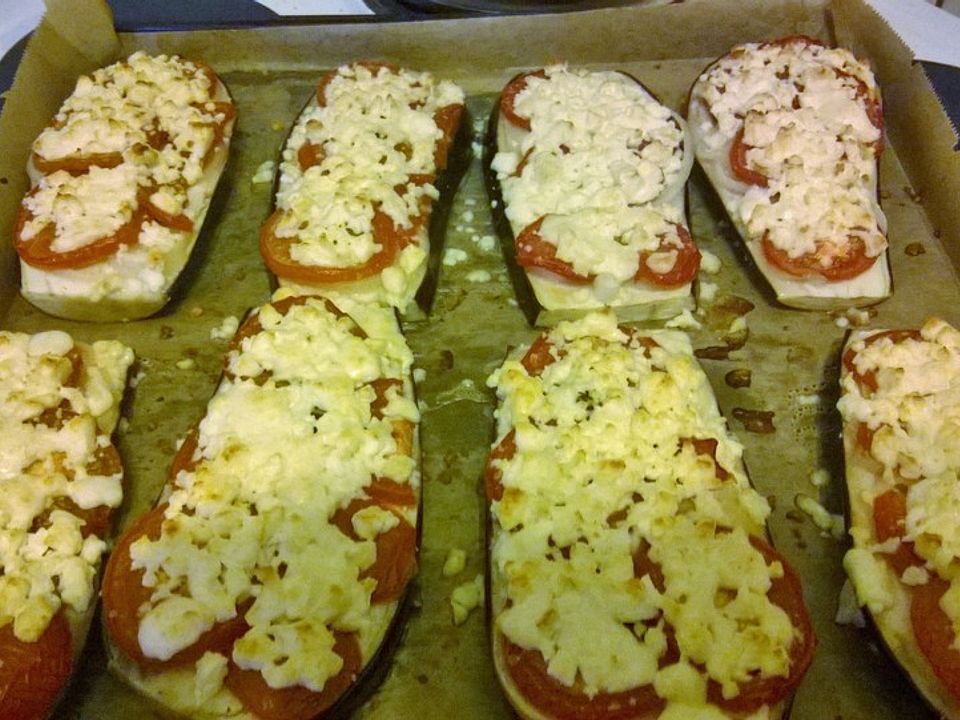 Überbackene Aubergine von LadyEatALot| Chefkoch