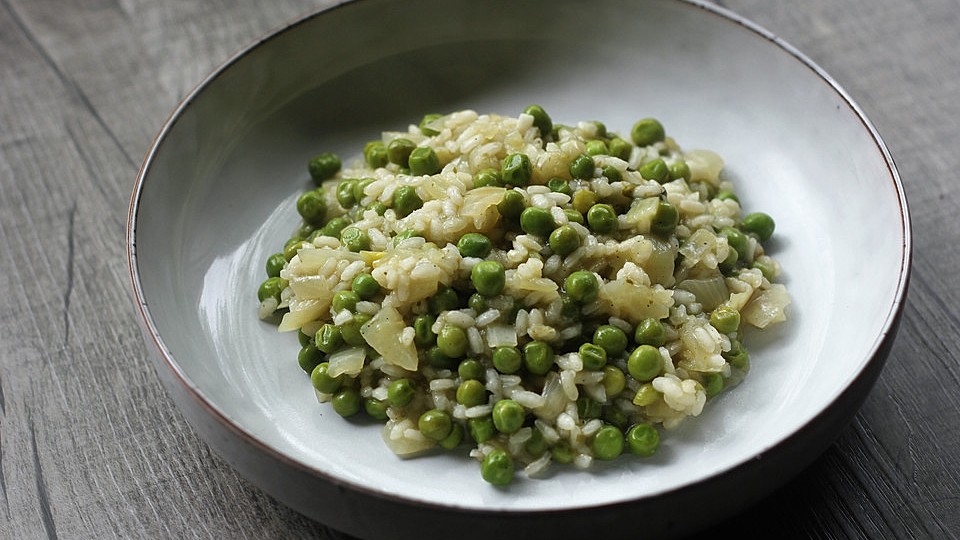 Risotto Mit Frischen Erbsen Von Tequiladecoco Chefkoch