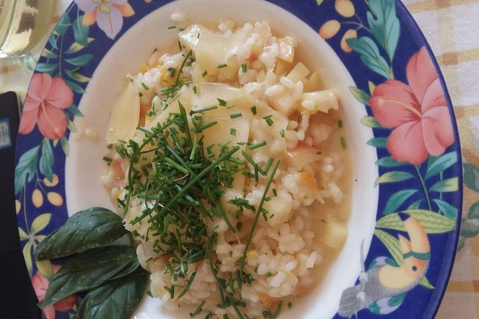 Apfel-Ingwer-Zitronen Risotto