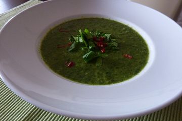 Spinat-Curry-Suppe