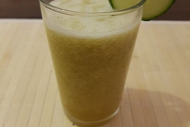Aloe Vera Smoothie mit Ingwer und Gurke von Piratencora