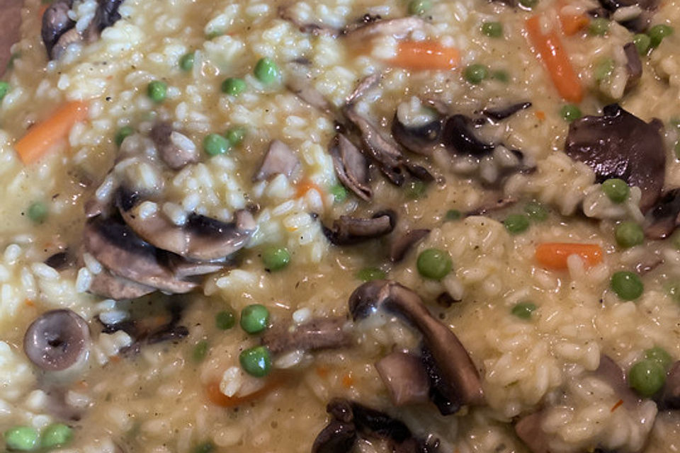 Safran-Champignon-Risotto