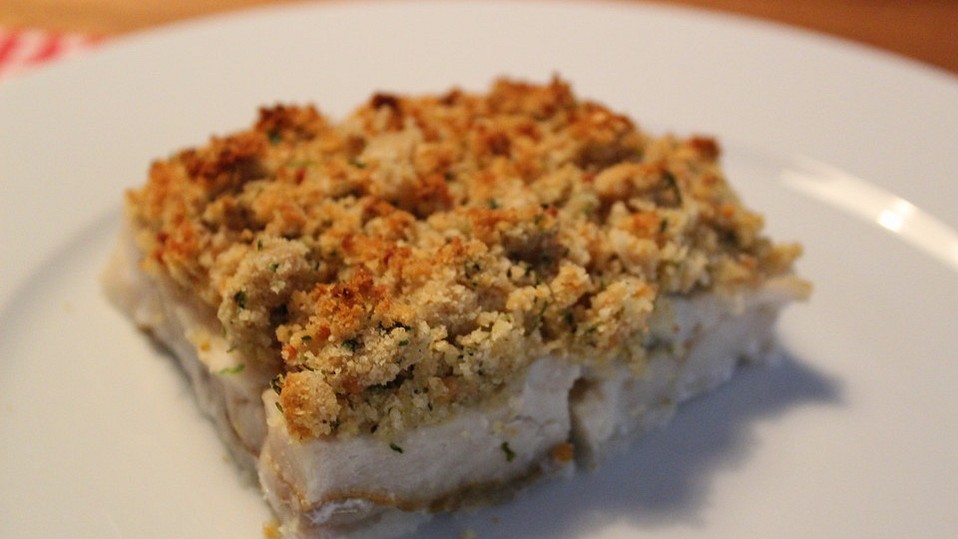 Seelachsfilet unter der Senfkruste à la Fiefhusen von Fiefhusener Seelachsfilet unter der Senfkruste à la Fiefhusen von Fiefhusener