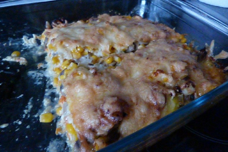 Vegetarischer Kartoffelauflauf
