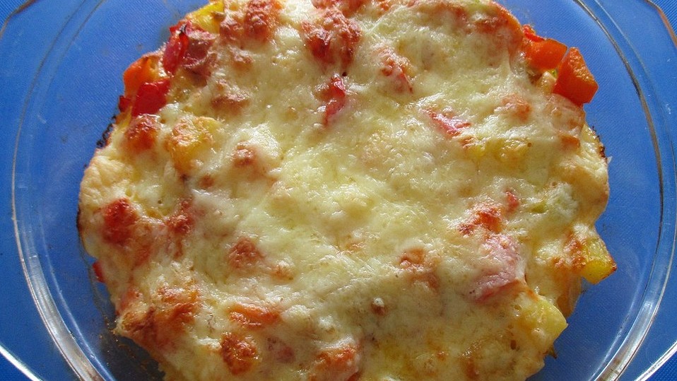 Überbackener Gemüseauflauf, vegetarisch von movostu