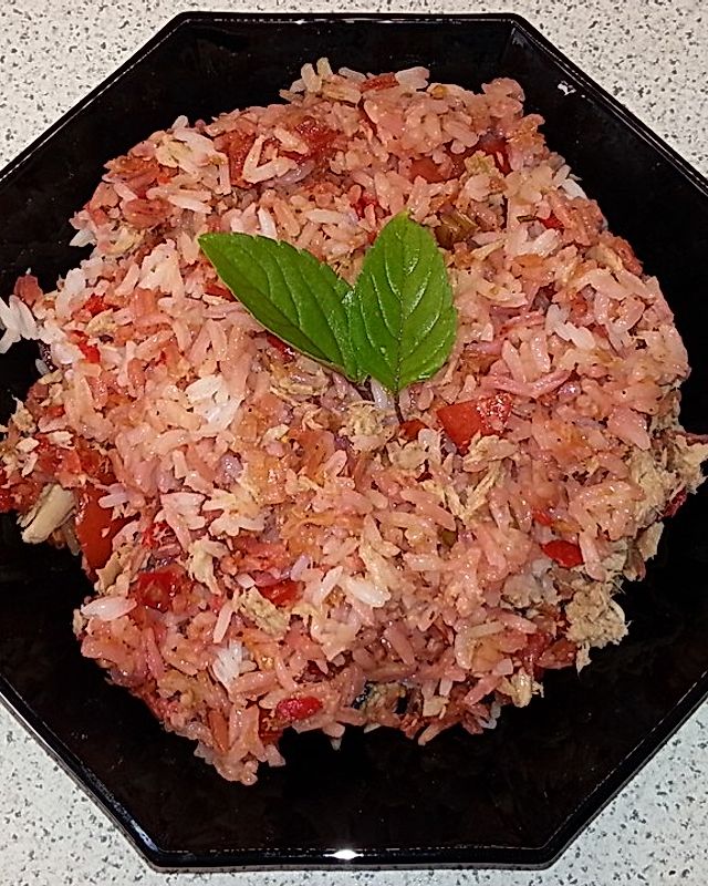 Reis-Mangold-Thunfisch-Salat