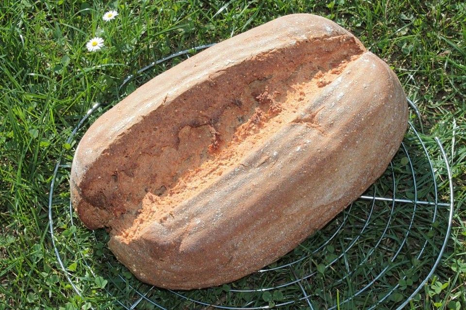 Sauermilch-Vollkornbrot mit Hirseschrot