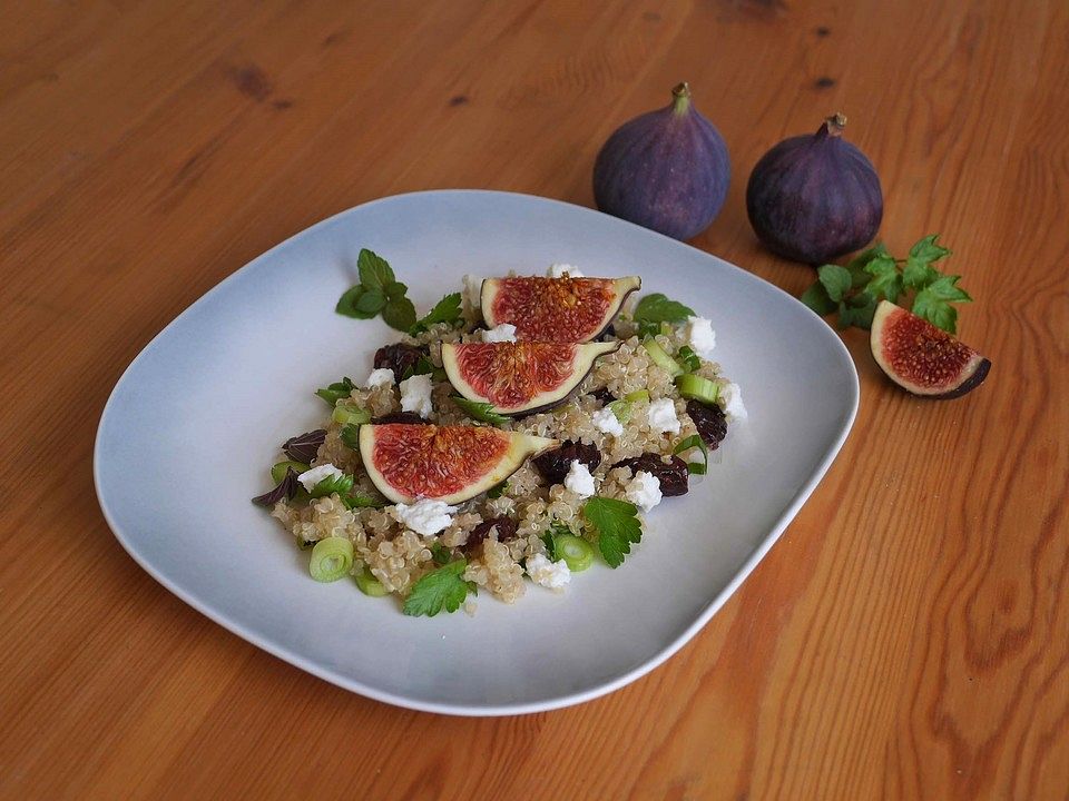 Quinoa-Salat mit Feigen und Ziegenkäse von ars_vivendi| Chefkoch
