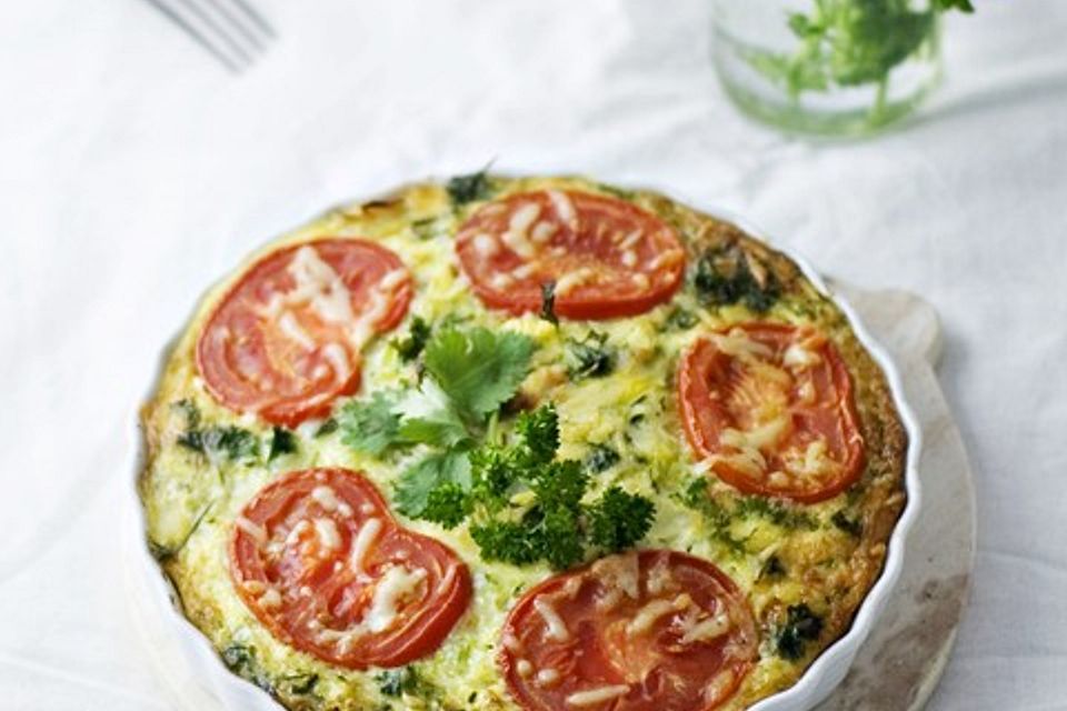 Zucchini-Tomaten-Frittata