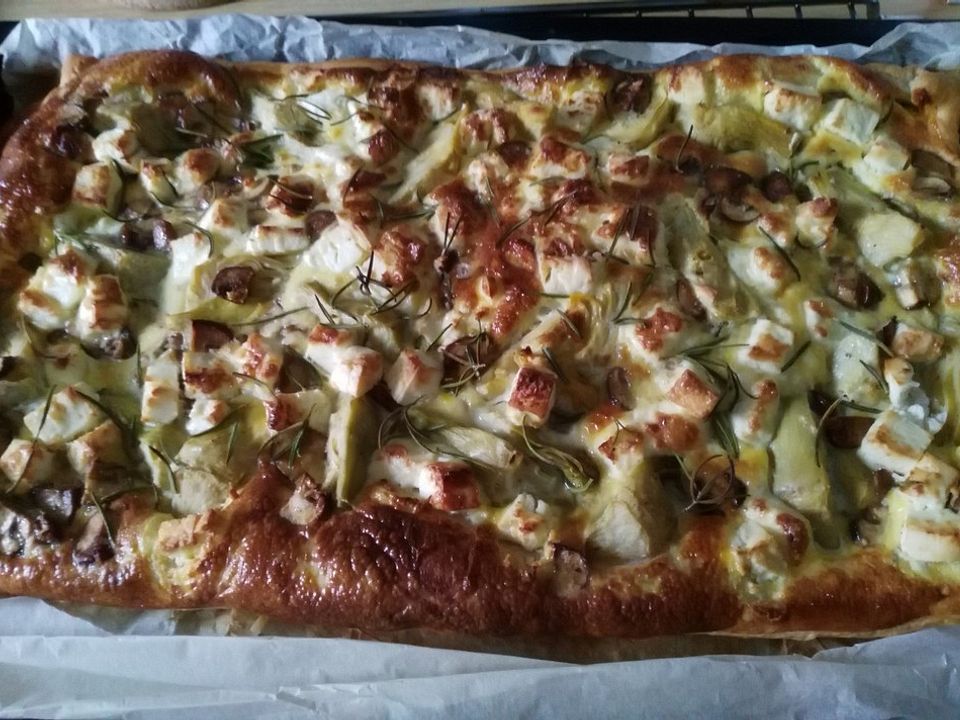 Pilzquiche mit Artischocken und Feta von krauti58 | Chefkoch