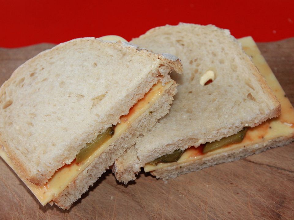 Käse-Sandwich mit Kräuter-Ketchup von Jasmin-Petra-Wenzel | Chefkoch