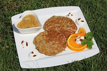 Chia-Birnen Pancakes