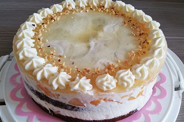 Pfirsich-Joghurt-Torte von _Cherrylein_| Chefkoch Pfirsich-Joghurt-Torte von _Cherrylein_| Chefkoch