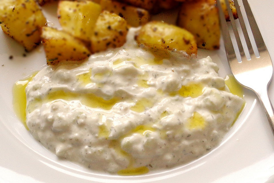 Tzaziki mit Ouzo