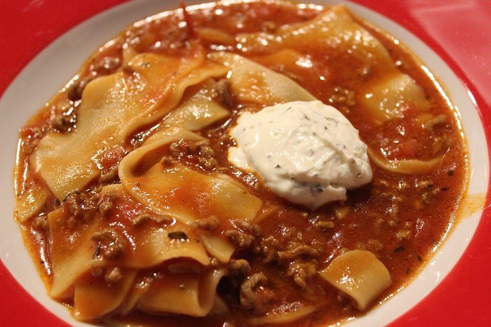 Lasagnesuppe Lasagnesuppe