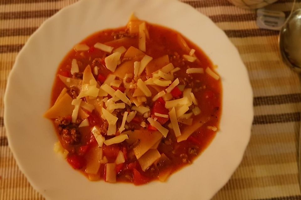 Lasagnesuppe Lasagnesuppe