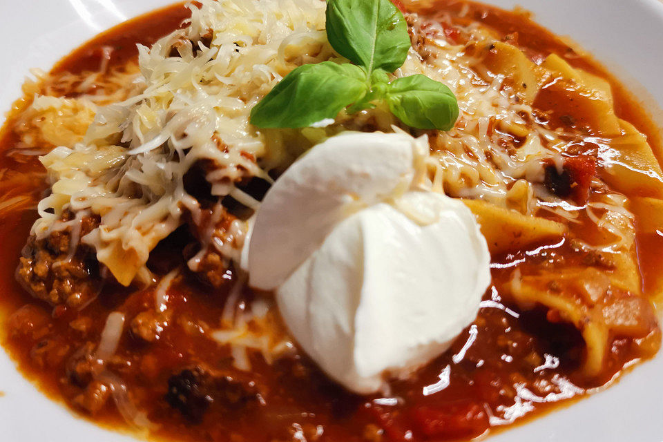 Lasagnesuppe Lasagnesuppe