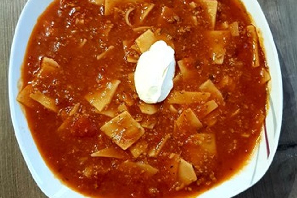 Lasagnesuppe Lasagnesuppe