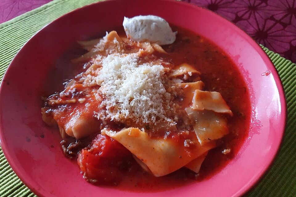 Lasagnesuppe Lasagnesuppe