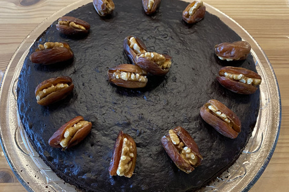 Feiner Schokokuchen ohne Zuckerzusatz Feiner Schokokuchen ohne Zuckerzusatz