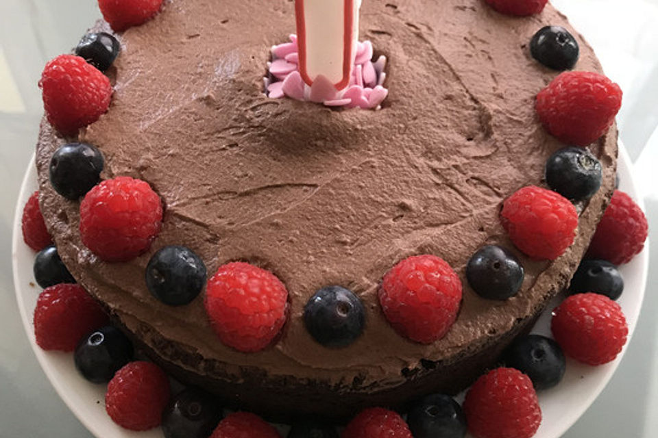 Feiner Schokokuchen ohne Zuckerzusatz Feiner Schokokuchen ohne Zuckerzusatz