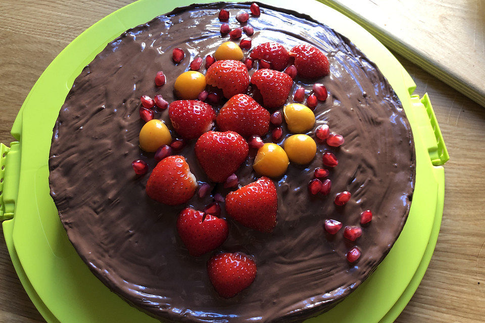 Feiner Schokokuchen ohne Zuckerzusatz Feiner Schokokuchen ohne Zuckerzusatz