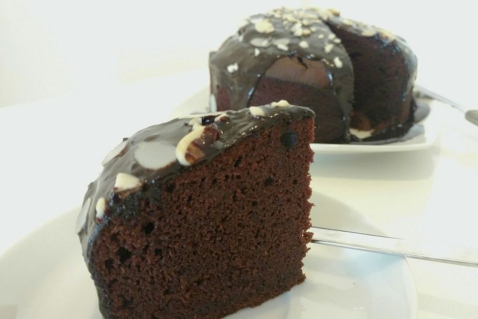 Feiner Schokokuchen ohne Zuckerzusatz Feiner Schokokuchen ohne Zuckerzusatz